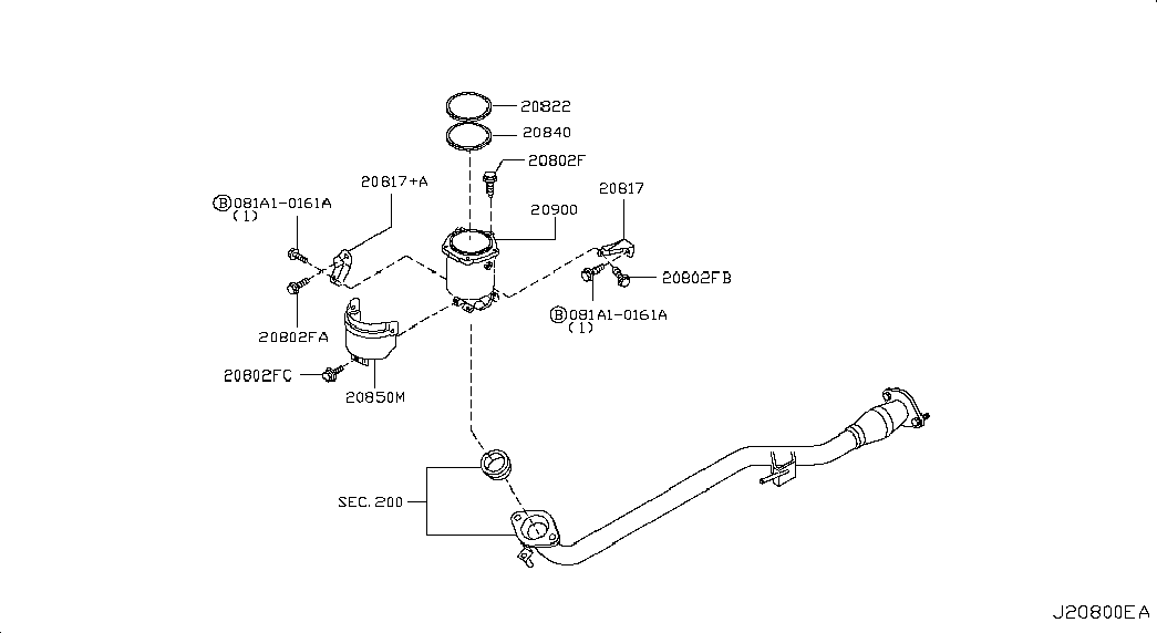 Катализатор для Ниссан Альмера 2002-2006