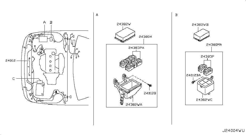 Блок предохранителей для Ниссан Альмера 2002-2006
