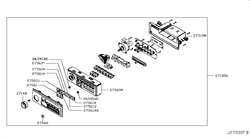 Панель климатической системы для Ниссан Альмера 2002-2006