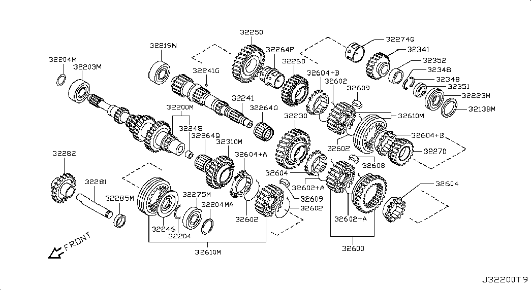 Вал АКПП для Ниссан Альмера 2002-2006