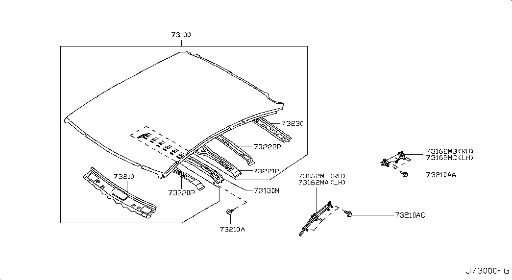 Крыша для Ниссан Альмера 2002-2006