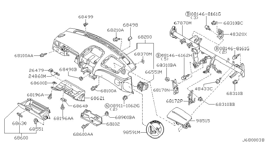 Дверь передняя правая для Ниссан Альмера 2002-2006