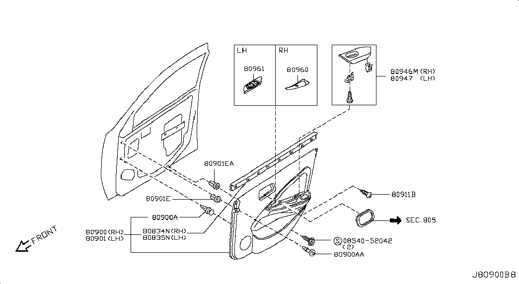 Кнопки стеклоподъёмников водительской двери для Ниссан Альмера 2002-2006