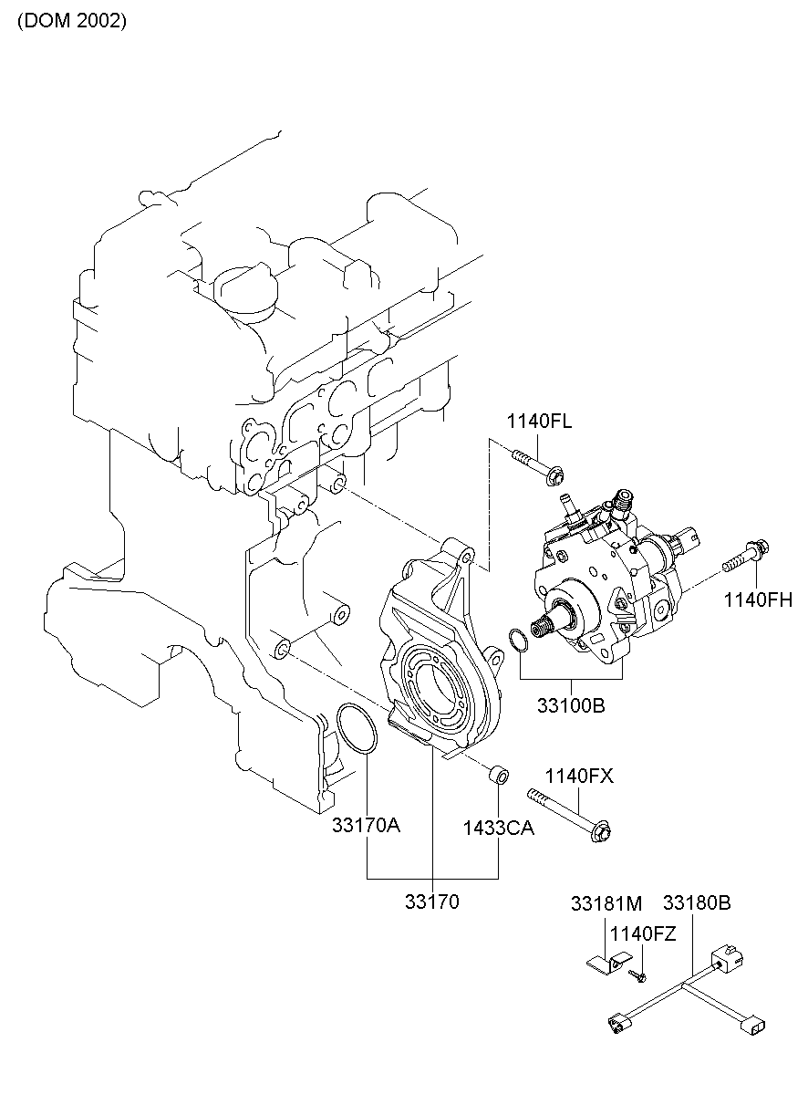 Топливный насос высокого давления для Хендай Портер 2010-2016 