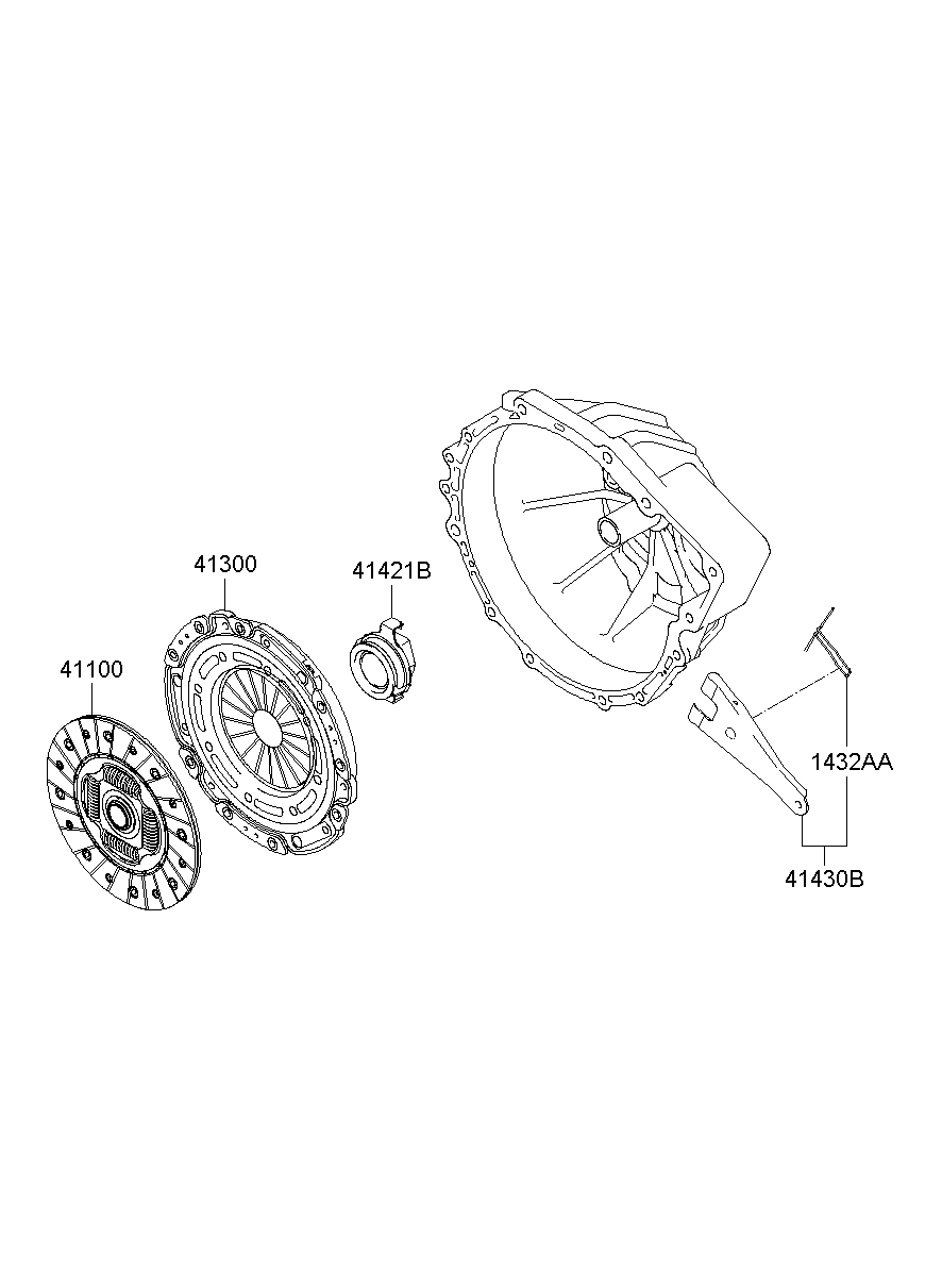 Диск сцепления для Хендай Портер 2010-2016