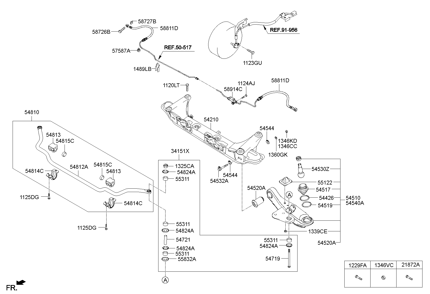 Амортизатор передний для Хендай Портер 2010-2016