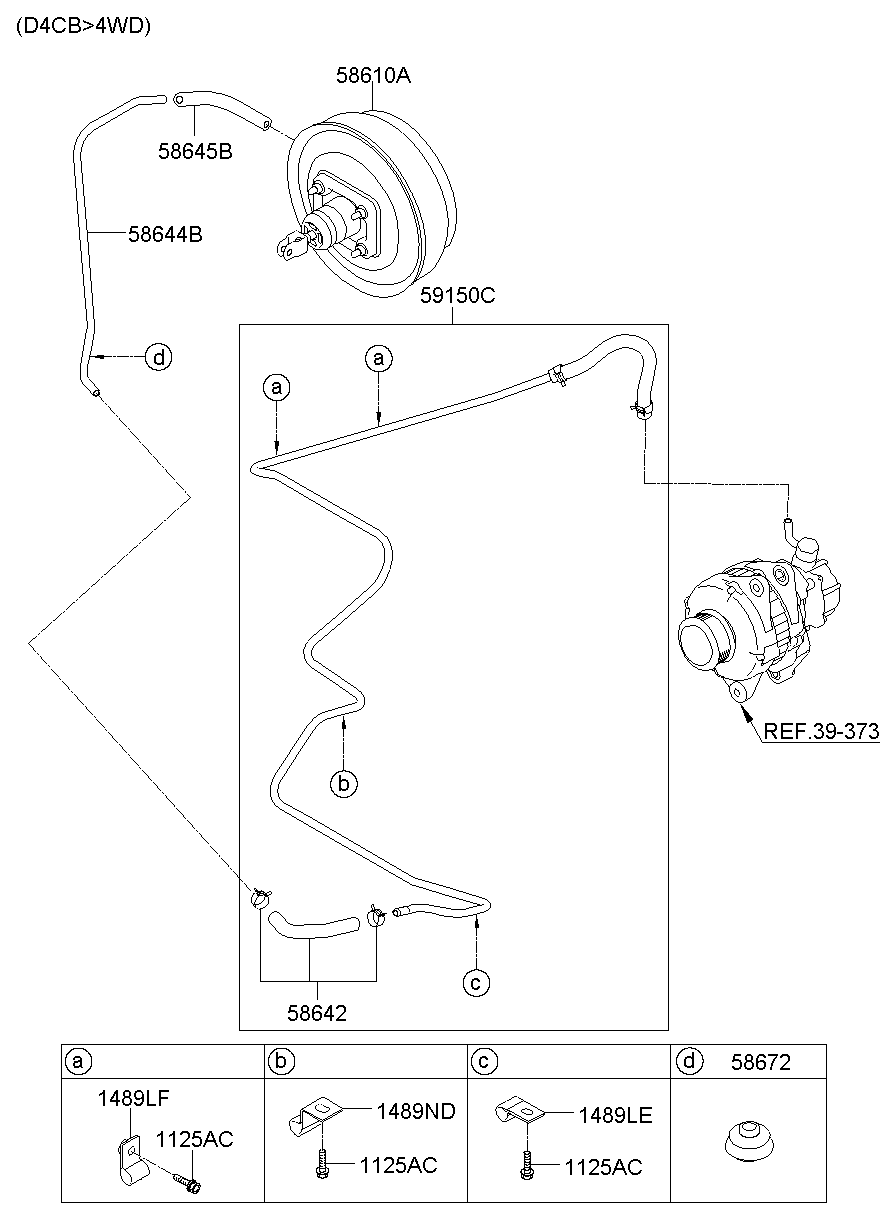 Усилитель тормозов для Хендай Портер 2010-2016