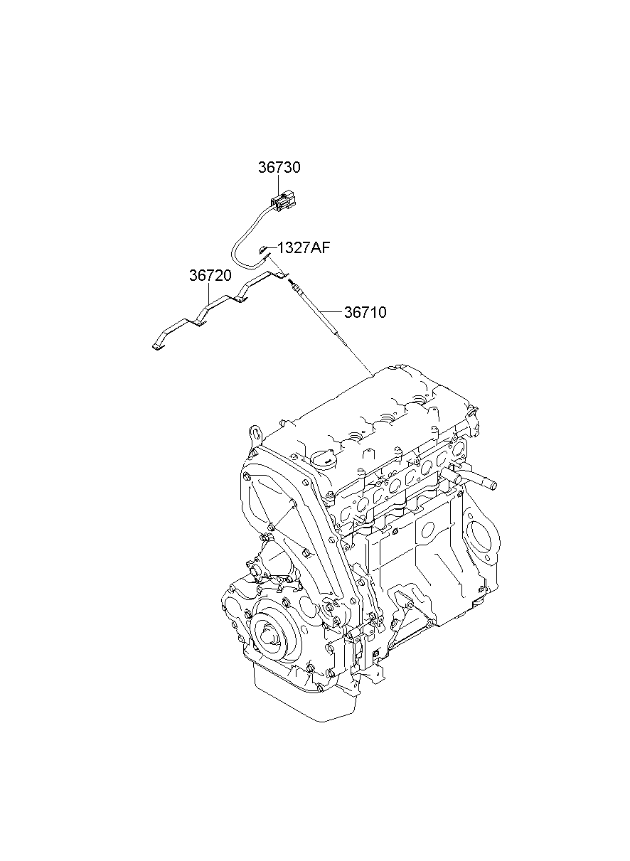 Свеча накала для Хендай Портер 2005-2012