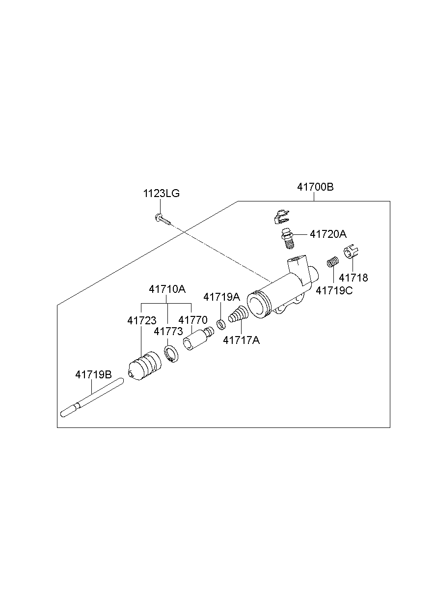 Цилиндр гидропривода сцепления для Хендай Портер 2005-2012