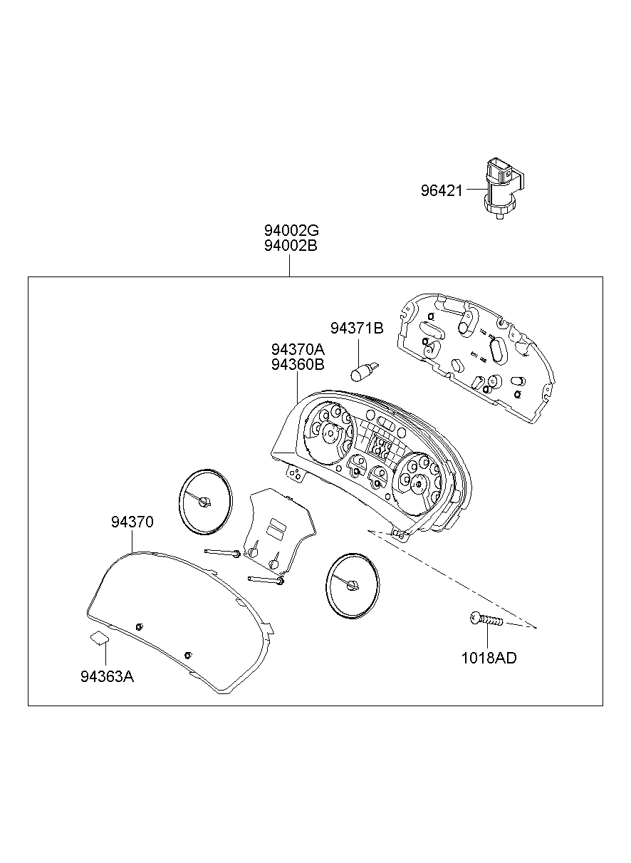 Щиток приборов для Хендай Портер 2005-2012