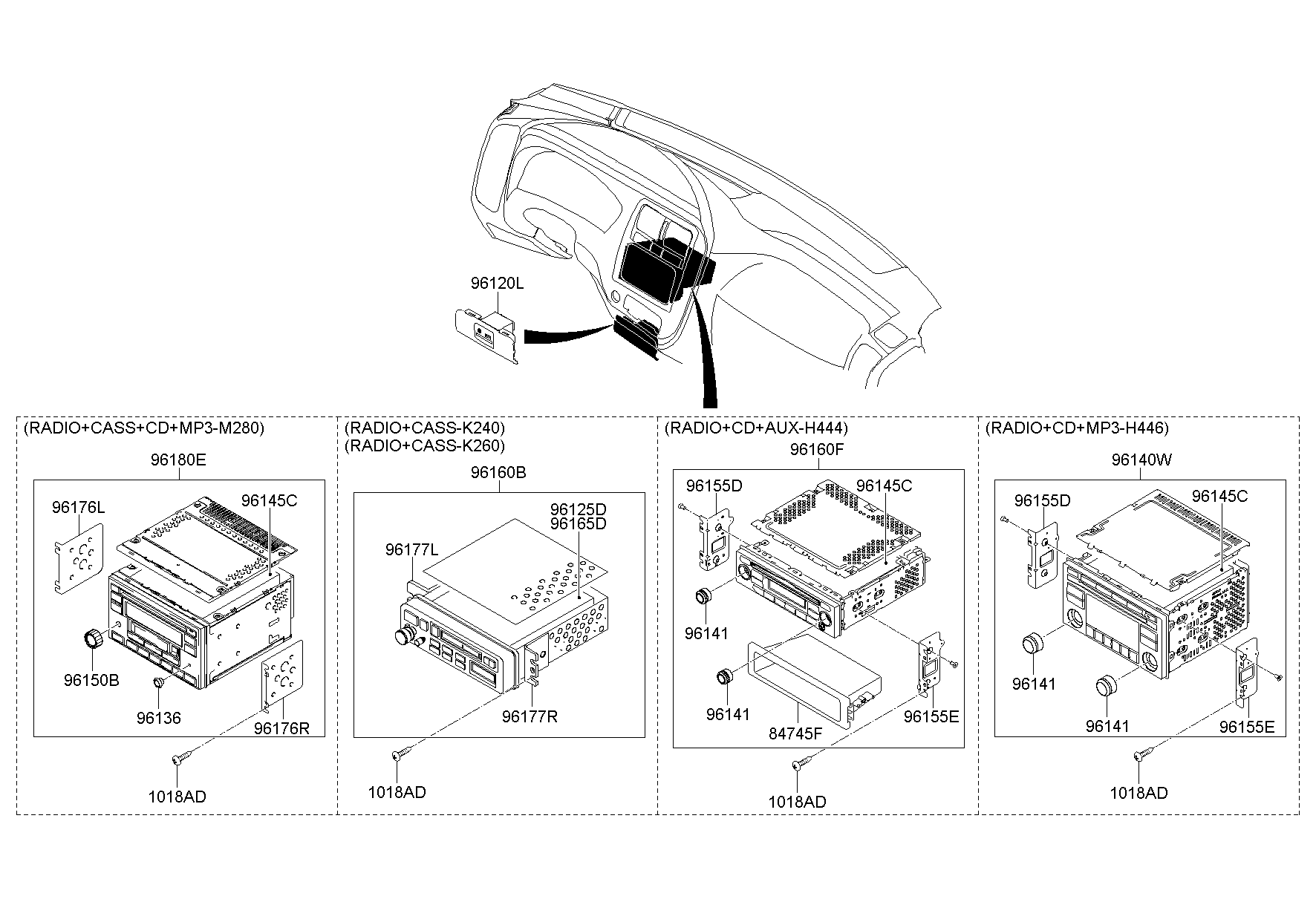 Головное устройство, автомагнитола для Хендай Портер 2010-2016