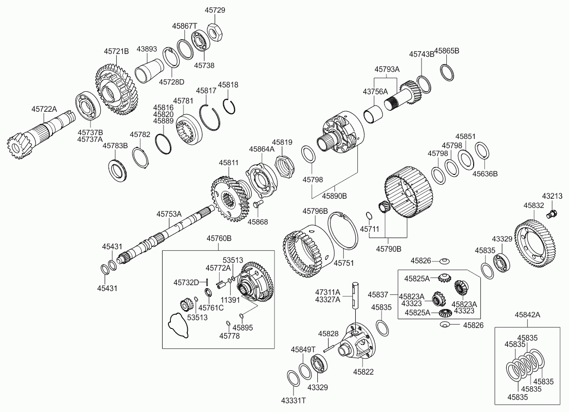 Вал АКПП для Киа Каренс 2006-2012
