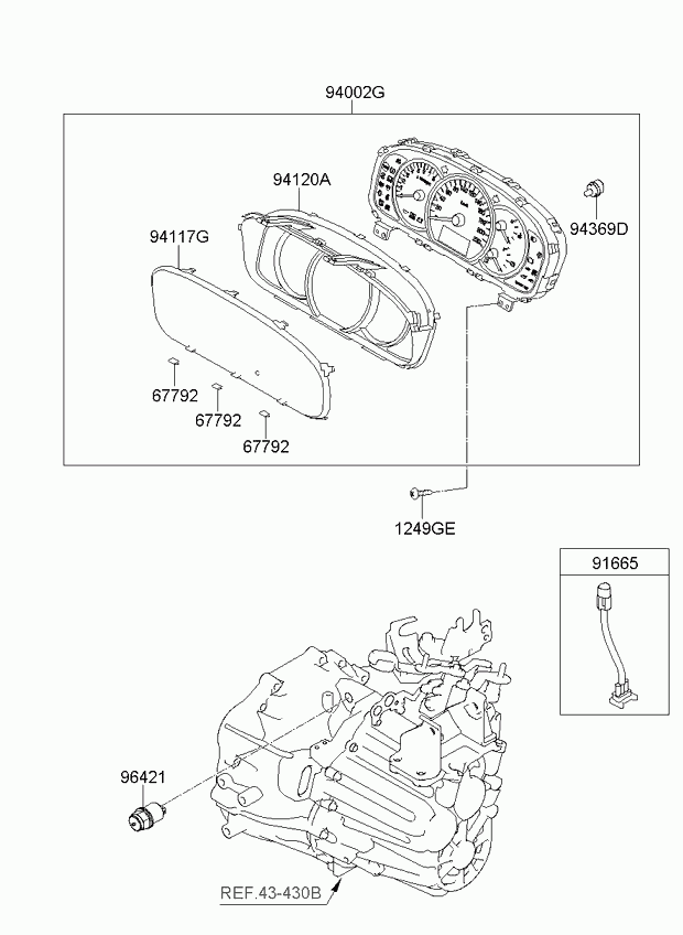 Щиток приборов для Киа Каренс 2006-2012
