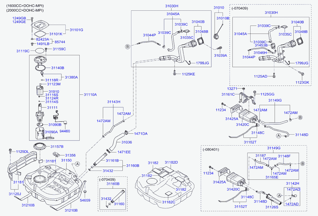 Топливная форсунка для Хендай Элантра 2006-2011