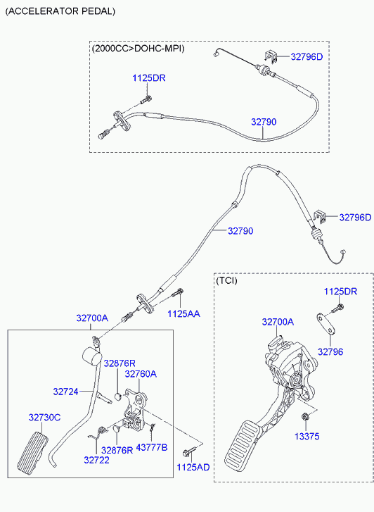 Педаль газа для Хендай Элантра 2006-2011
