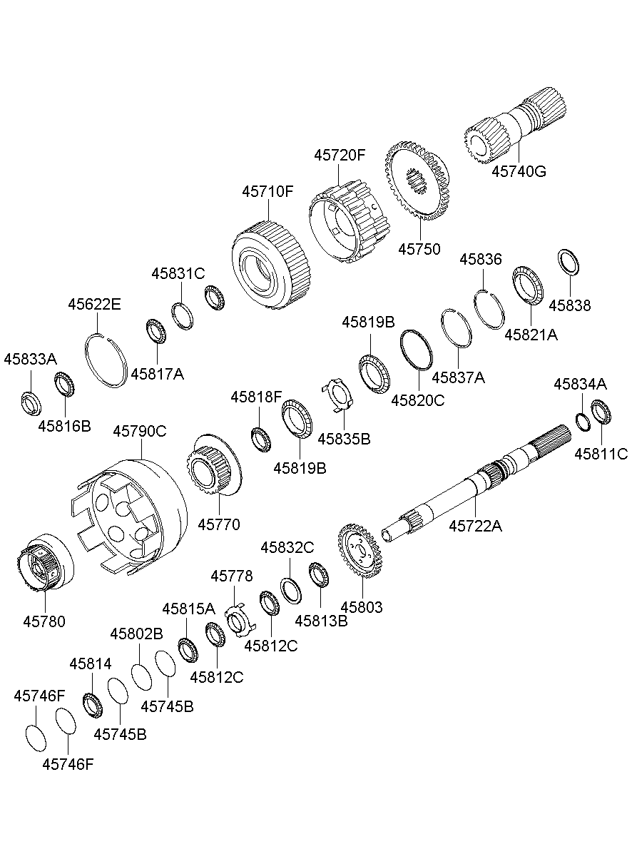 Муфта АКПП для Хендай Н-1 2004-2007