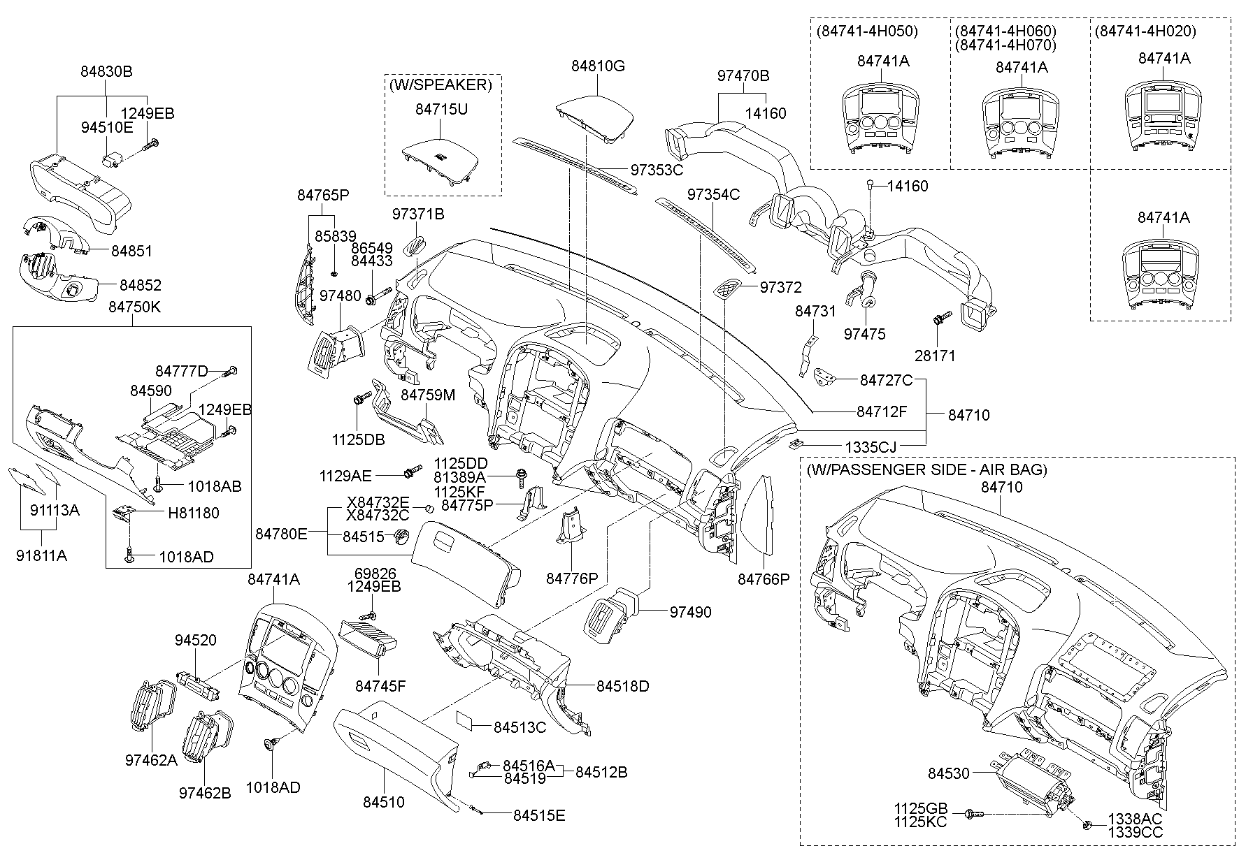 Приборная панель для Хендай Н-1 2004-2007