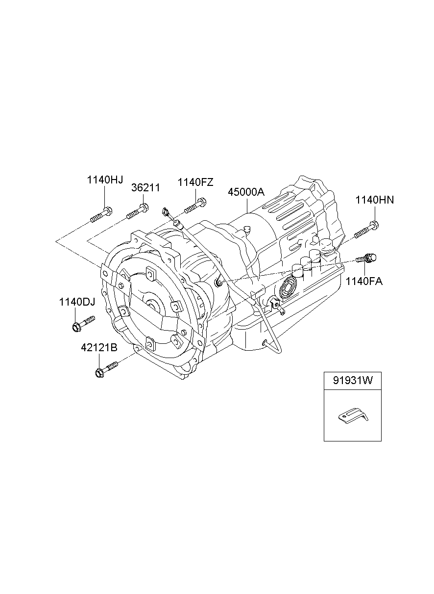 АКПП для Хендай Н-1 2007-2015