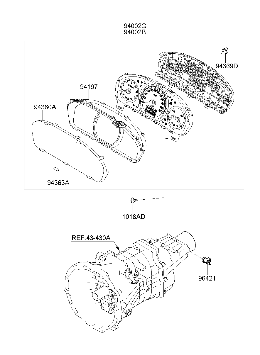Щиток приборов для Хендай Н-1 2007-2015