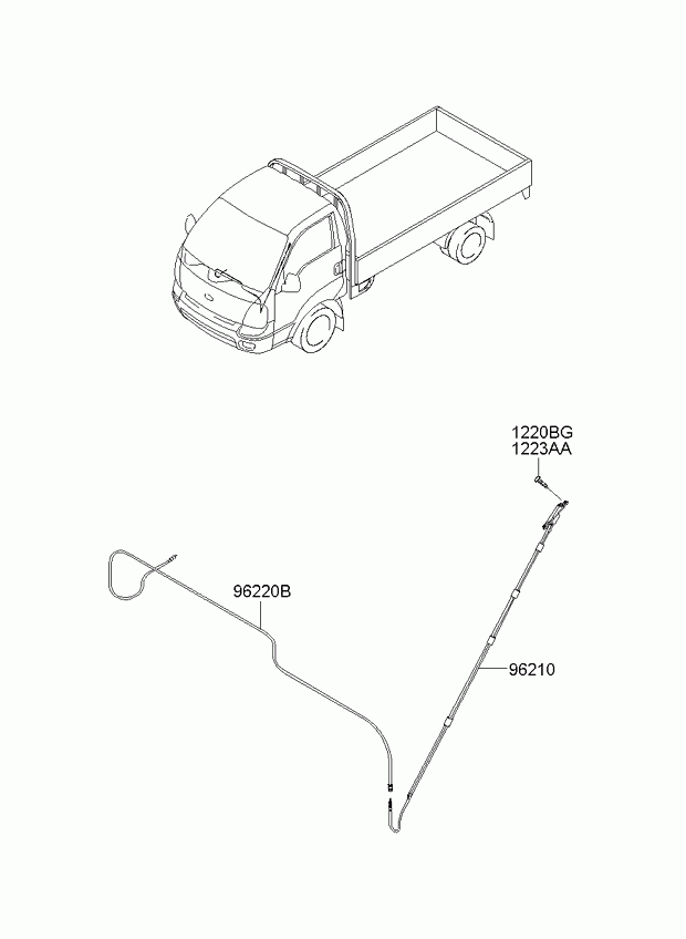 Антенна для Киа Бонго 2005-2018