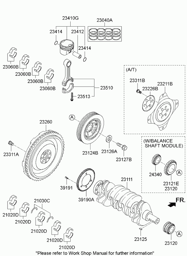 Шкив коленвала для Киа Оптима 2010-2013