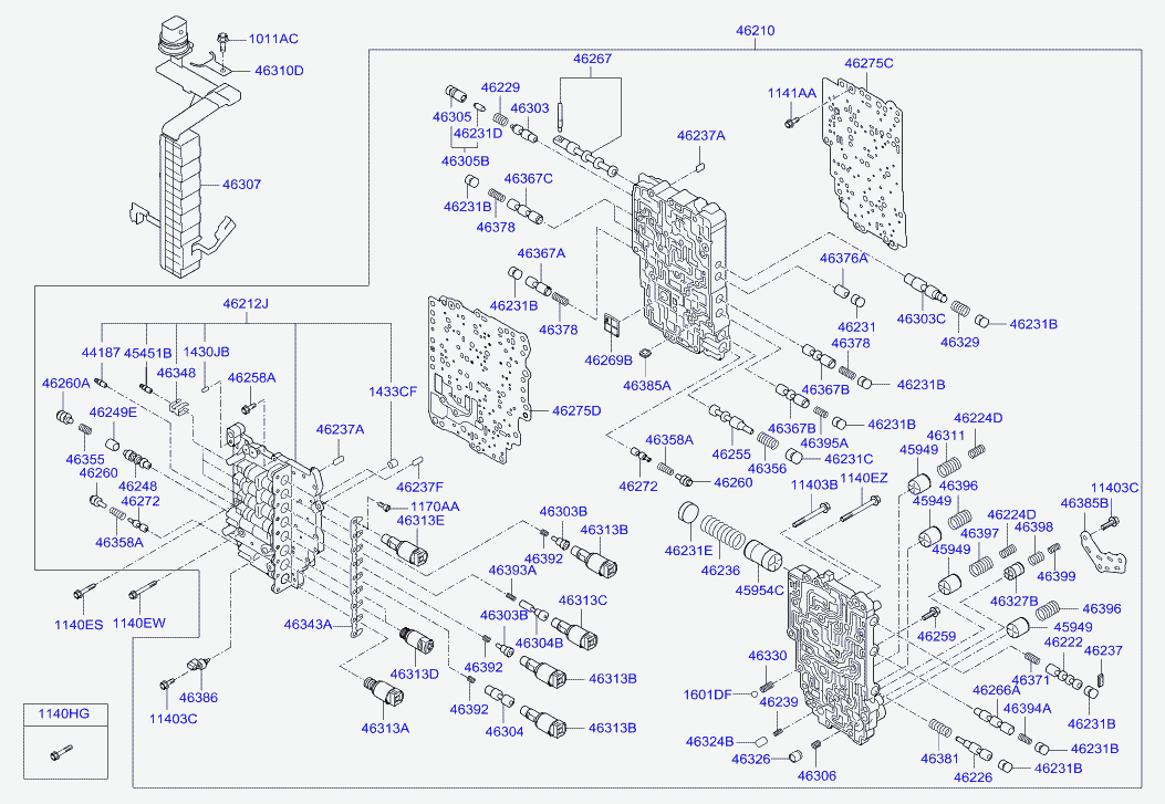 Гибро-блок АКПП для Хендай Соната 2009-2014