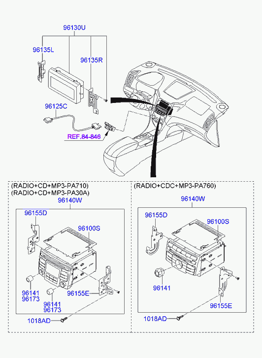 Авто-магнитола для Хендай Соната 2009-2014