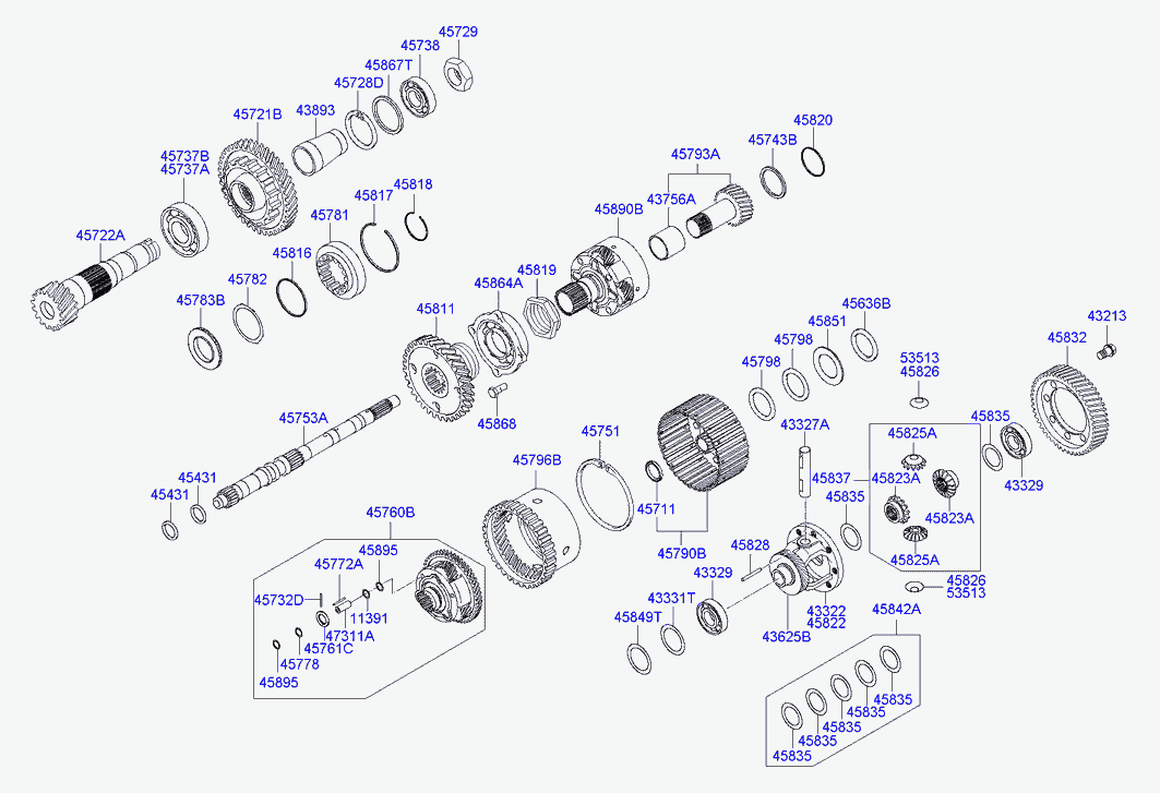 Муфта АКПП для Хендай Соната 2004-2010
