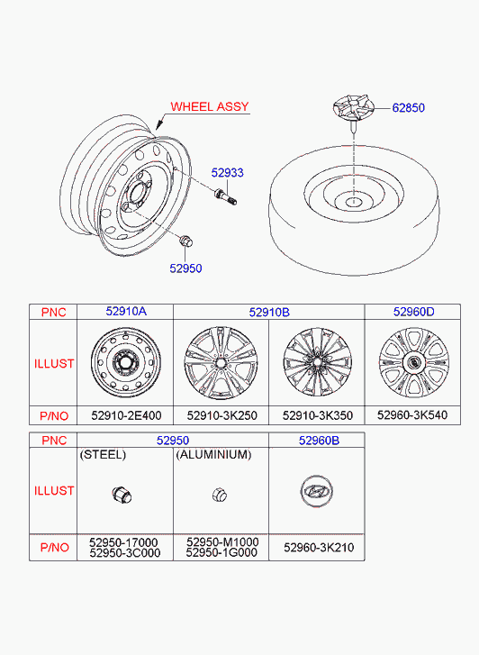 Диск колёсный для Хендай Соната 2004-2010