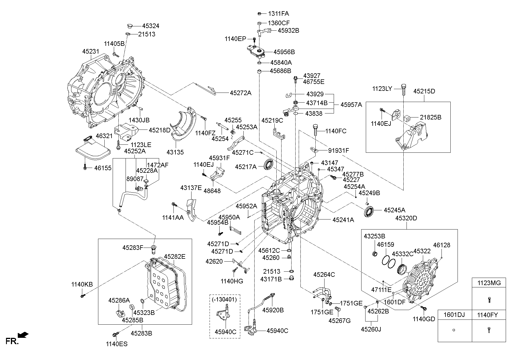 Корпус АКПП для Хендай Санта Фе 2012-2016