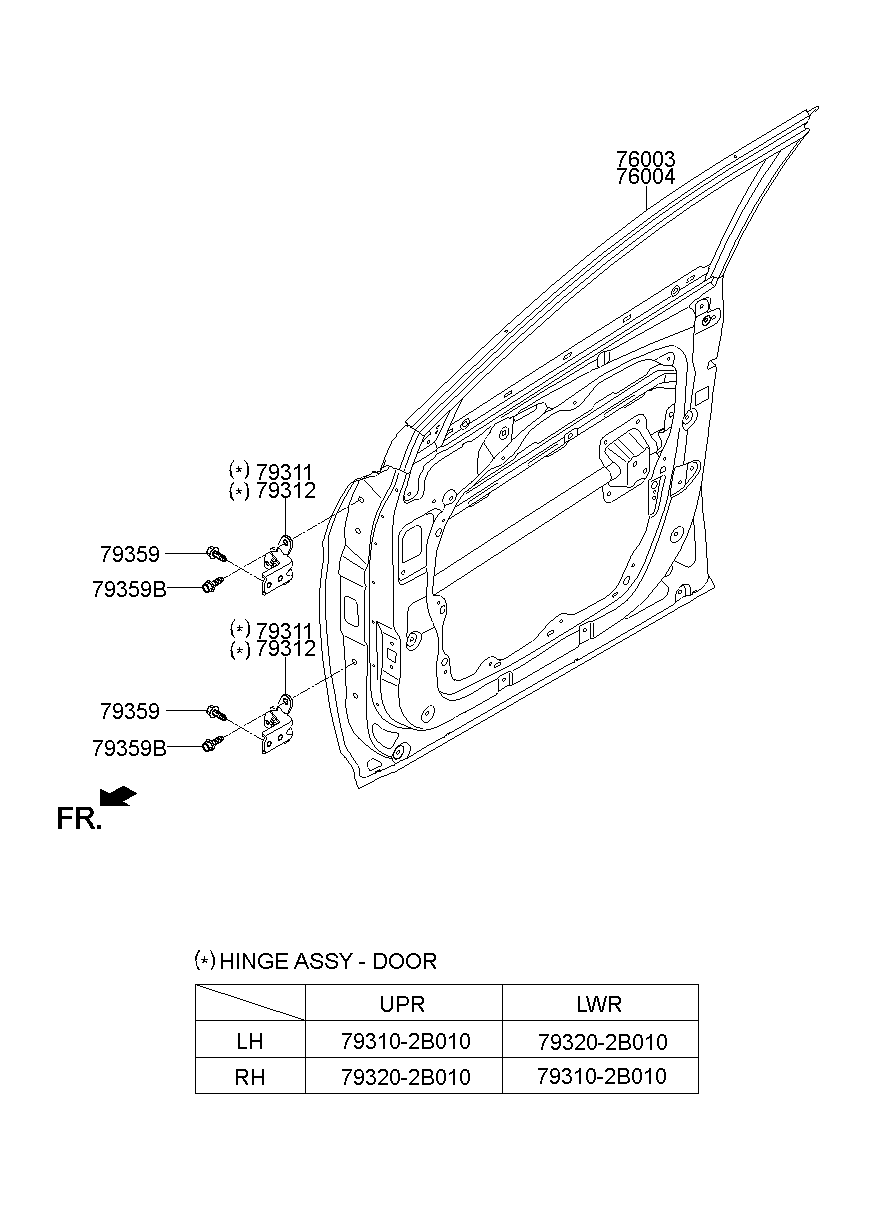 Дверь передняя правая для Хендай Санта Фе 2012-2016