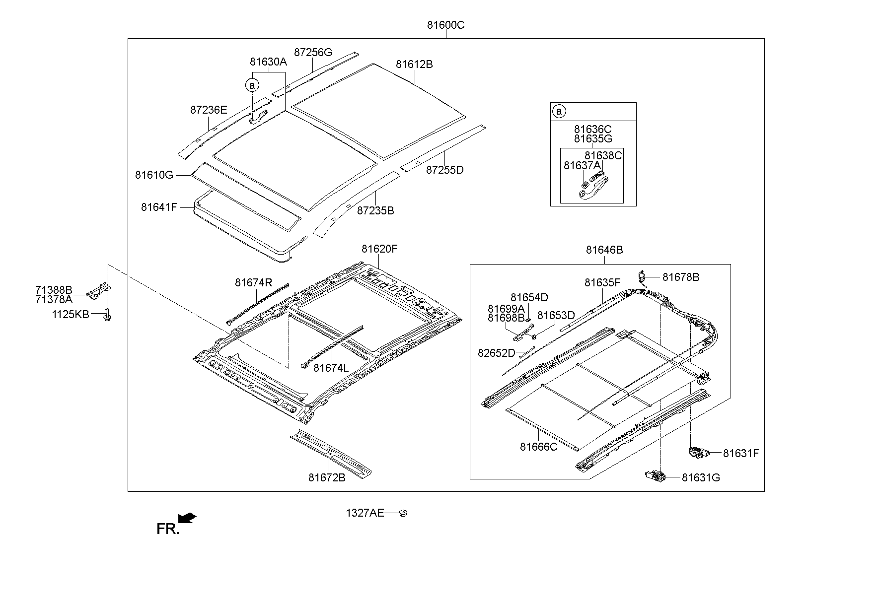Люк на крыше для Хендай Санта Фе 2012-2016