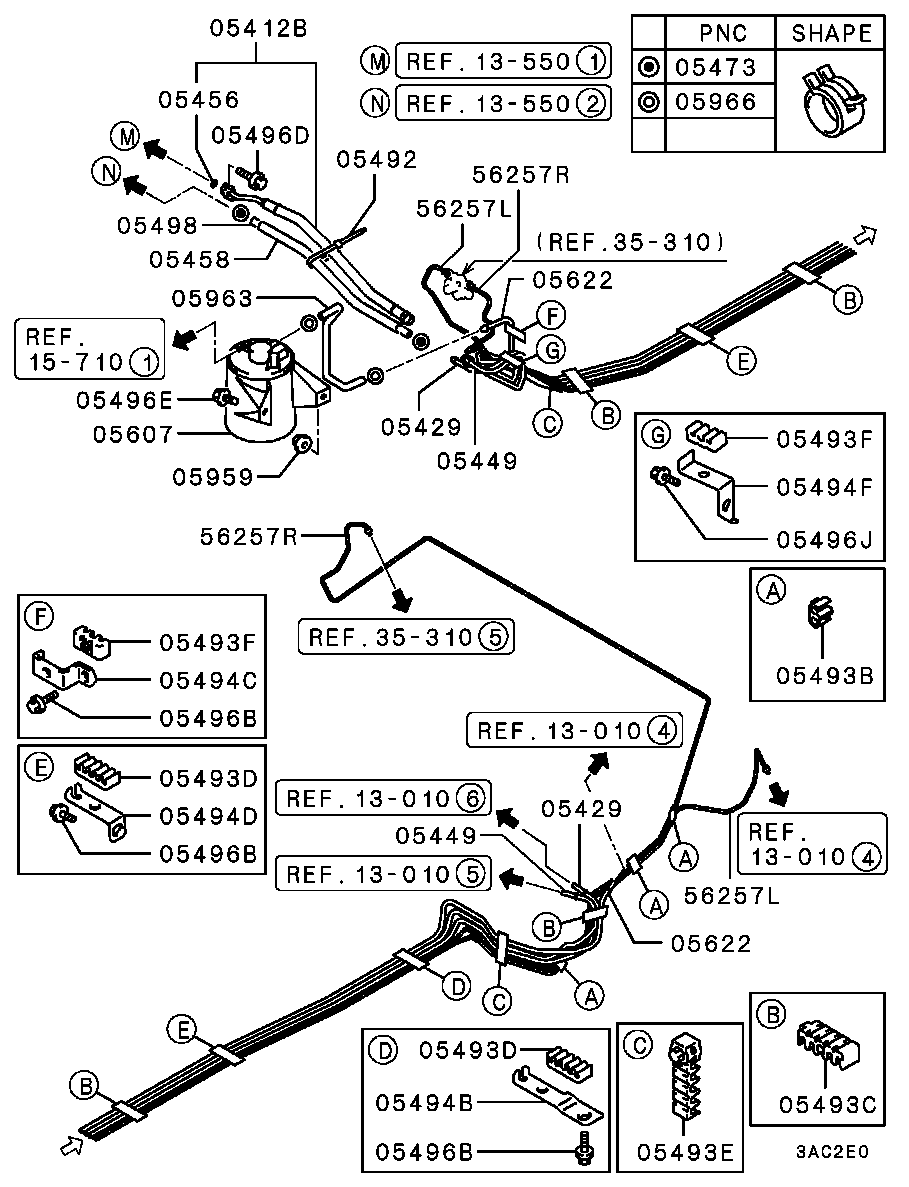 Фильтр топливный для Мицубиси Каризма 1999-2003
