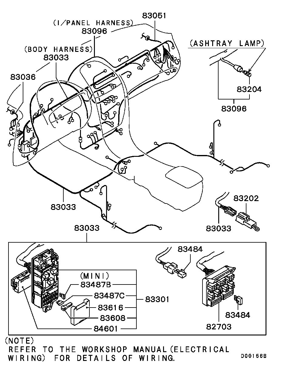 Блок предохранителей для Мицубиси Каризма 1999-2003
