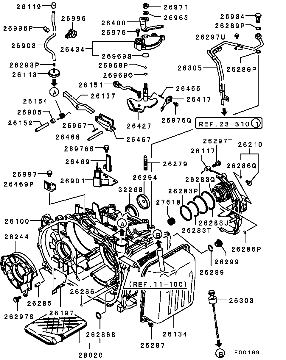Корпус АКПП для Мицубиси Лансер 2000-2007