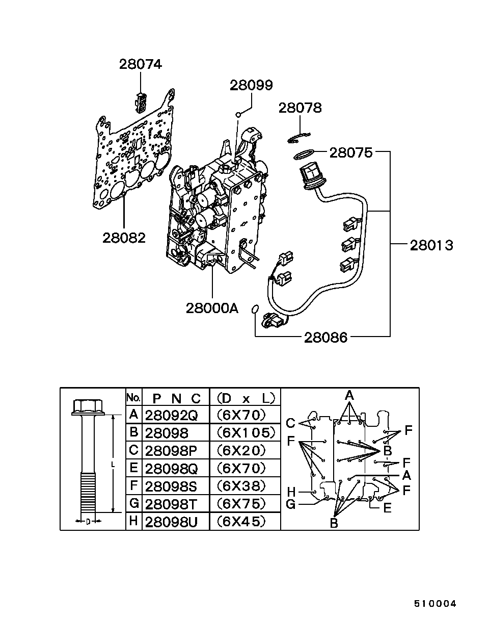 Гибро-блок АКПП для Мицубиси Лансер 2000-2007