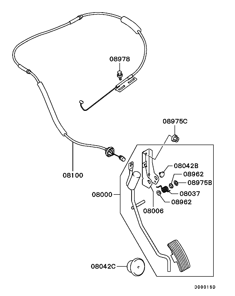 Педаль газа для Мицубиси Лансер 2007-2010