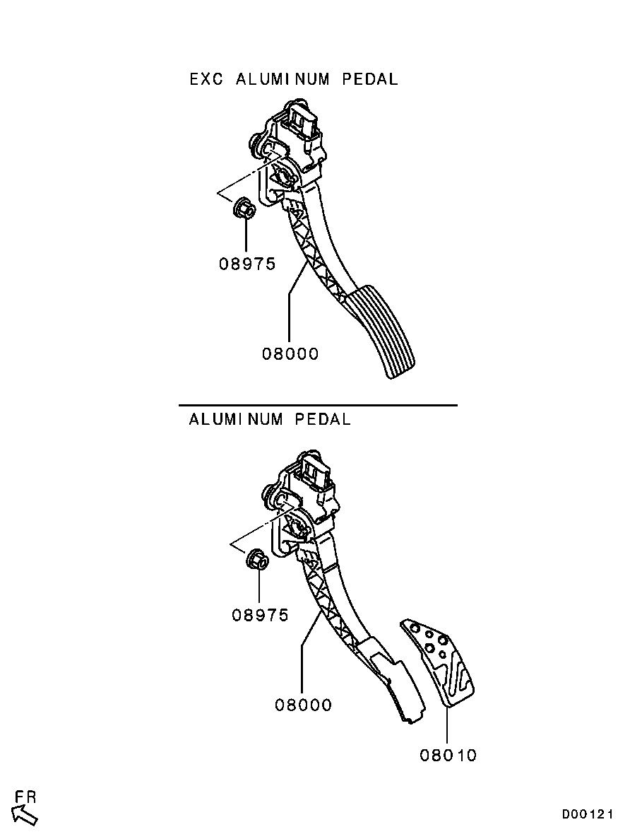 Педаль газа для Мицубиси Лансер 2011-2015