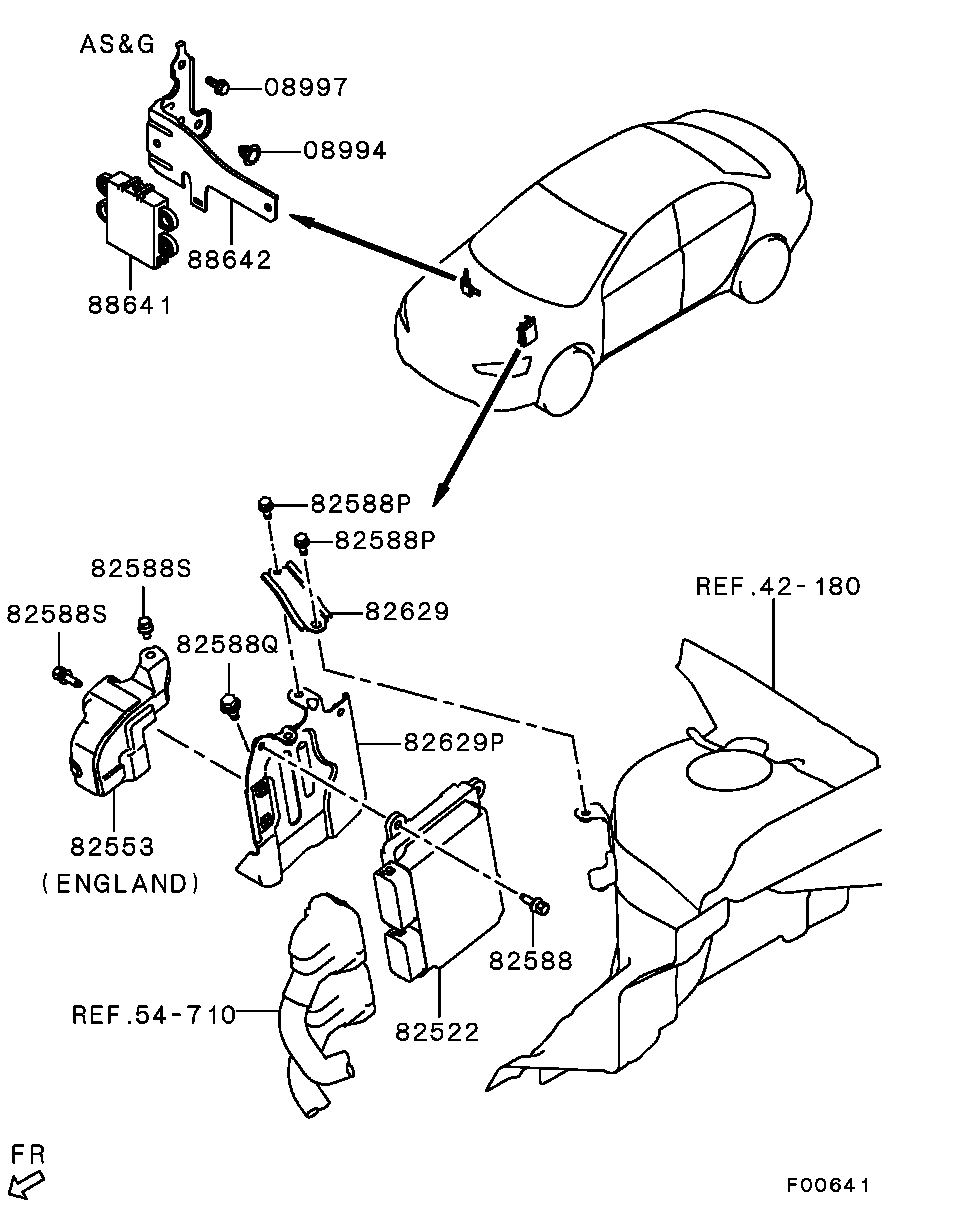 Блок управления двигателем для Мицубиси Лансер 2011-2015