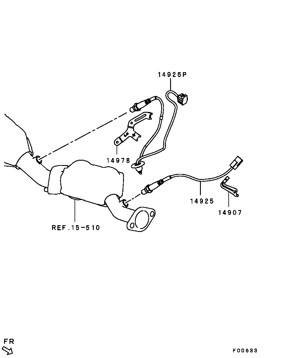 Лямбда зонд для Мицубиси Лансер 2011-2015