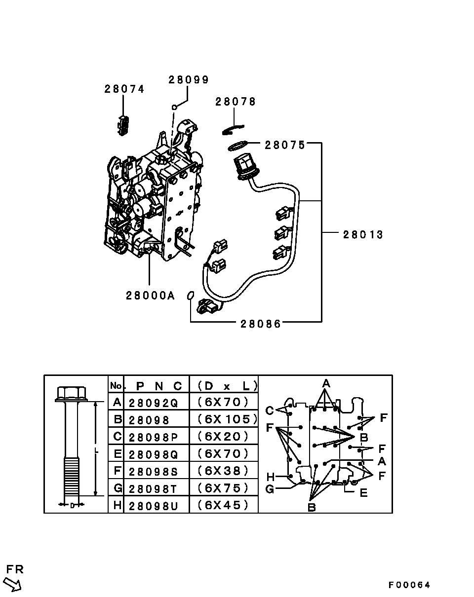 Гибро-блок АКПП для Мицубиси Лансер 2011-2015