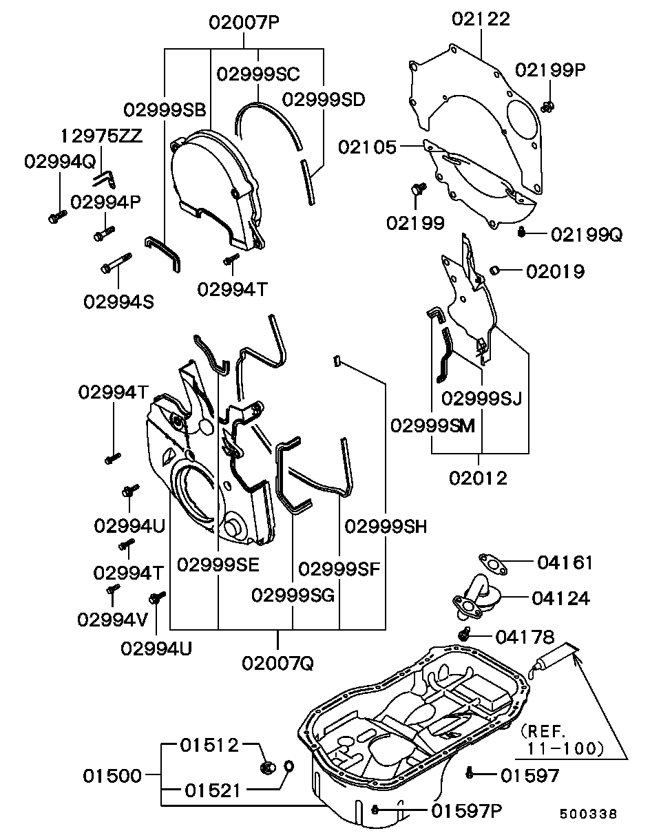 Поддон масляный для Мицубиси Галант 1996-2006