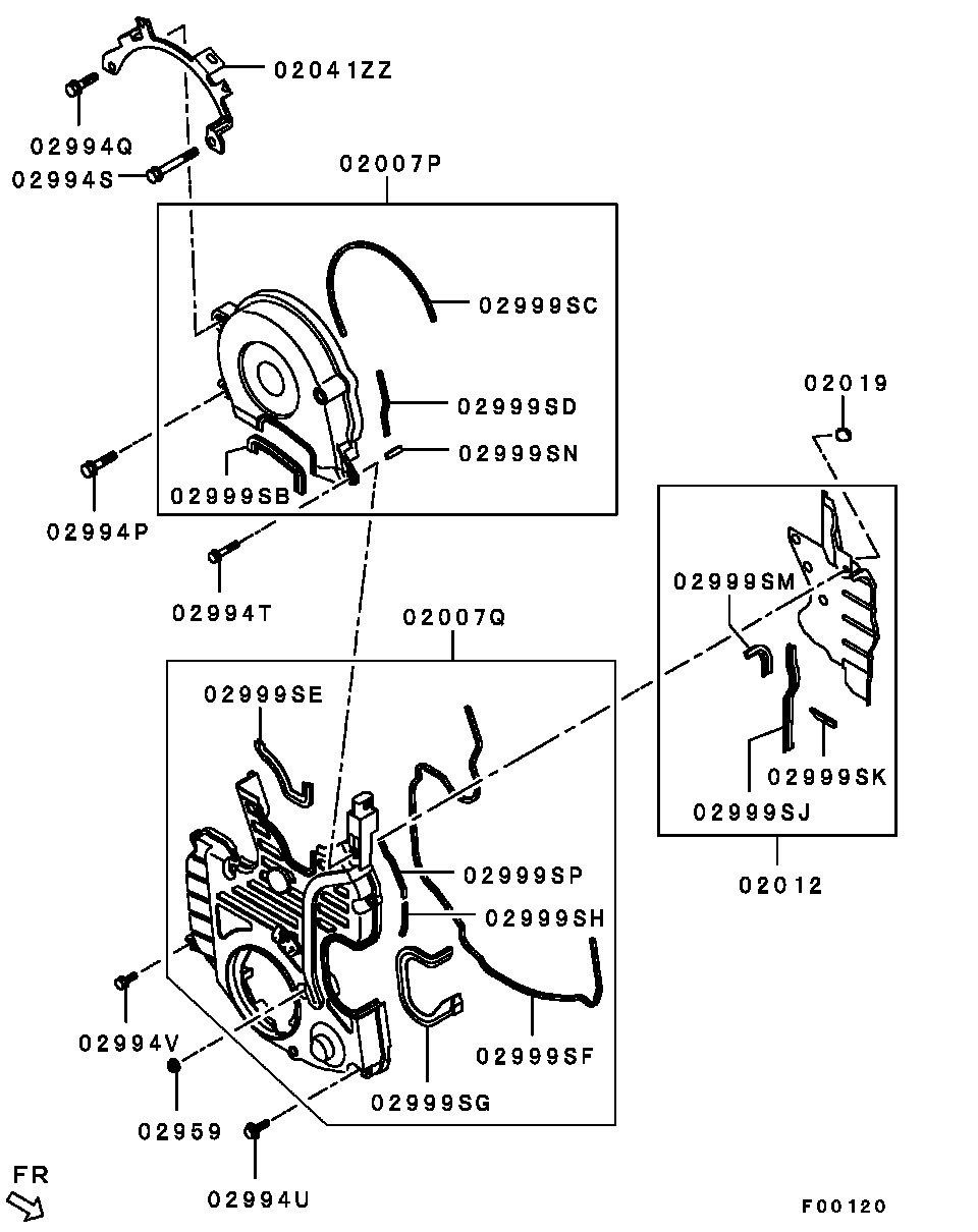Крышка ГРМ для Мицубиси Галант 2003-2008