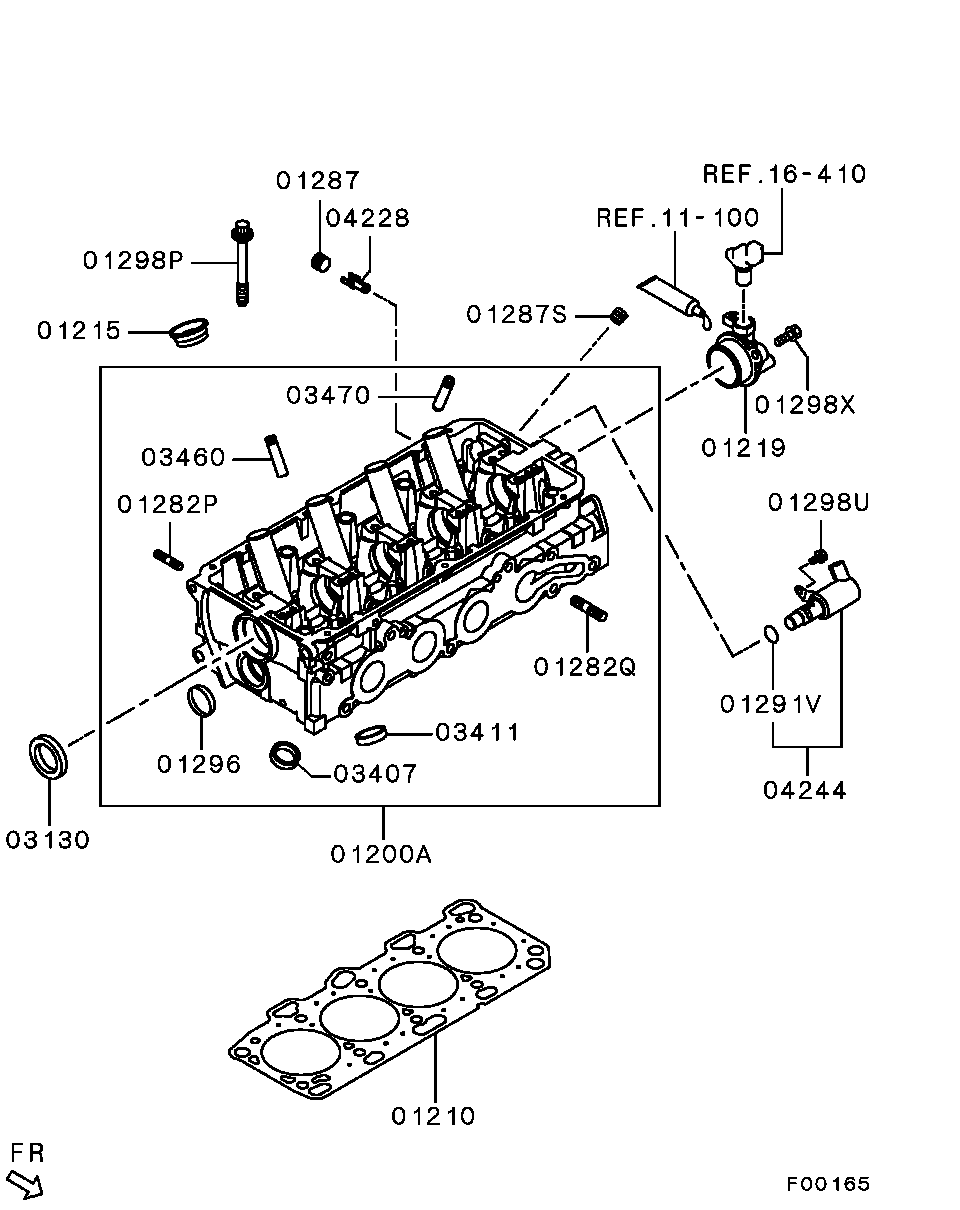 Электро-магнитный клапан для Мицубиси Галант 2003-2008