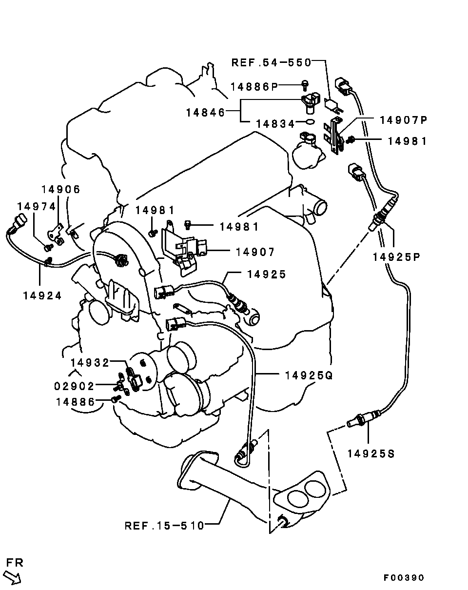 Датчик распредвала для Мицубиси Галант 2003-2008
