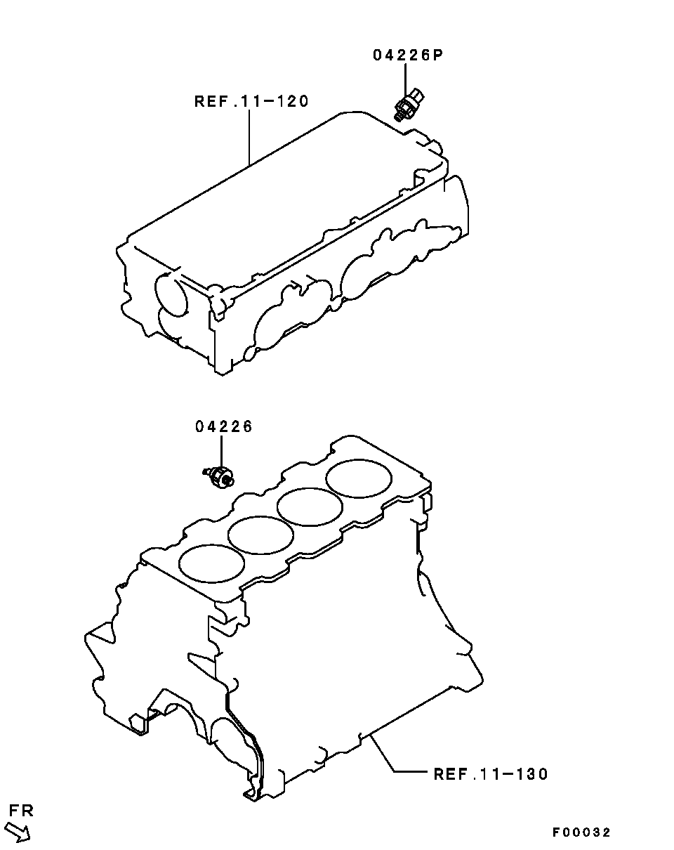 Датчик давления масла для Мицубиси Галант 2003-2008