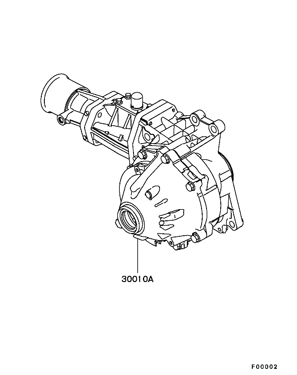 Редуктор передний для Мицубиси Аутлендер 2002-2008