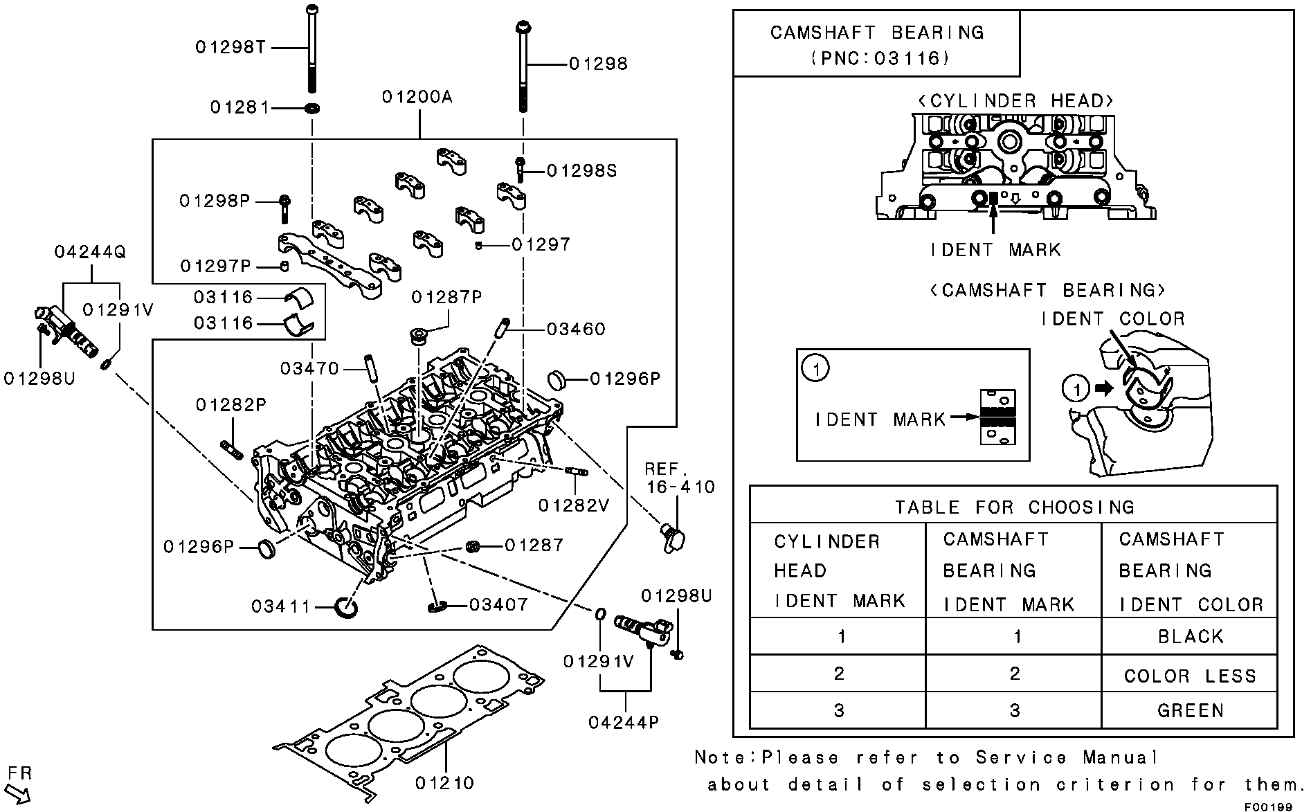 Головка блока цилиндров в сборе для Мицубиси Аутлендер 2006-2009