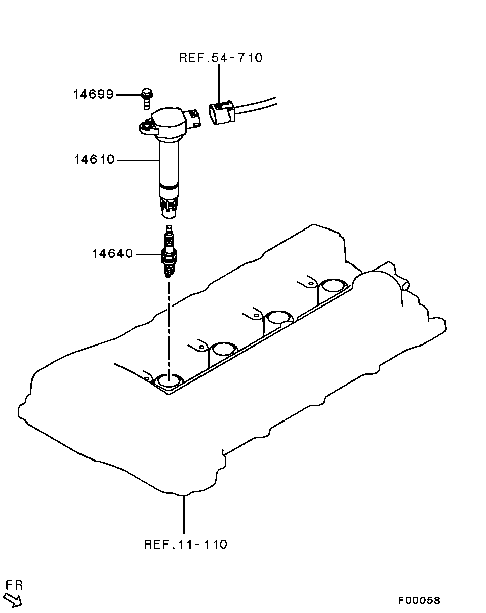 Катушка зажигания для Мицубиси Аутлендер 2006-2009