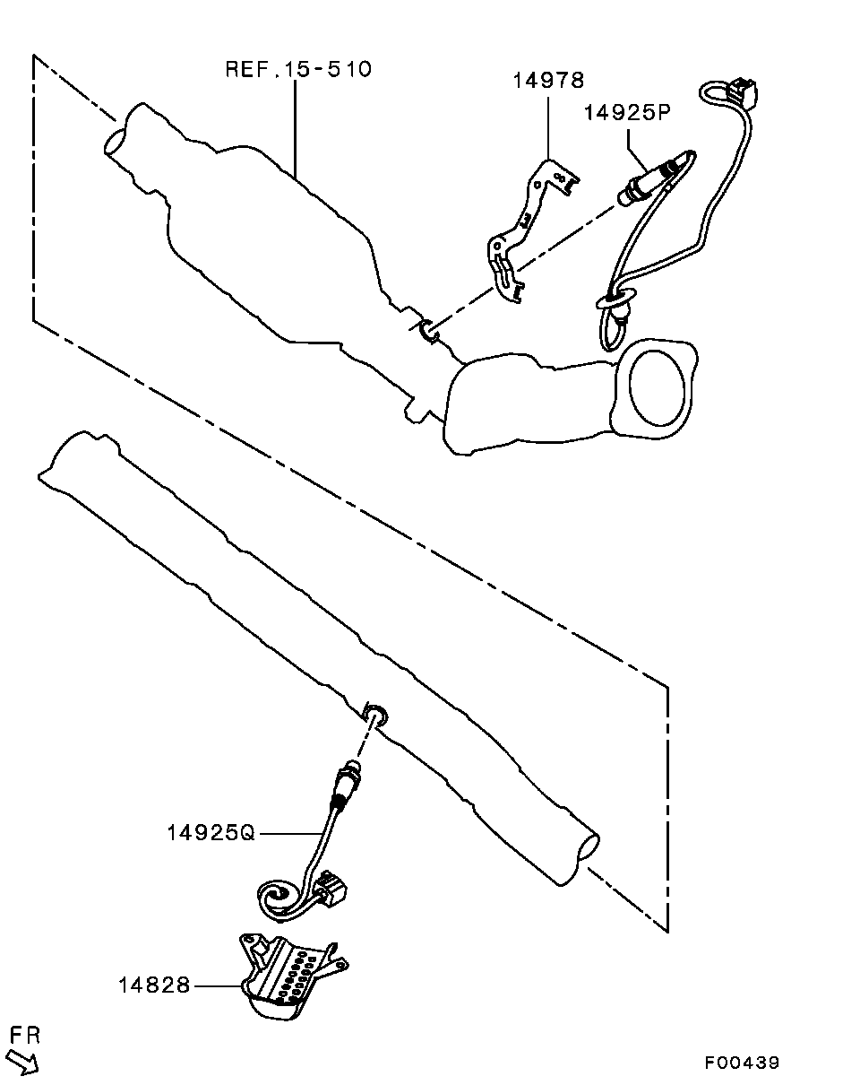 Лямбда зонд для Мицубиси Аутлендер 2006-2009